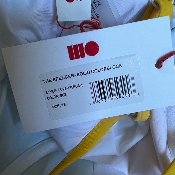 SOLID & STRIPED The Spencer Color Block Underwire One Piece Swimsuit xS SCB - Picture 4 of 6